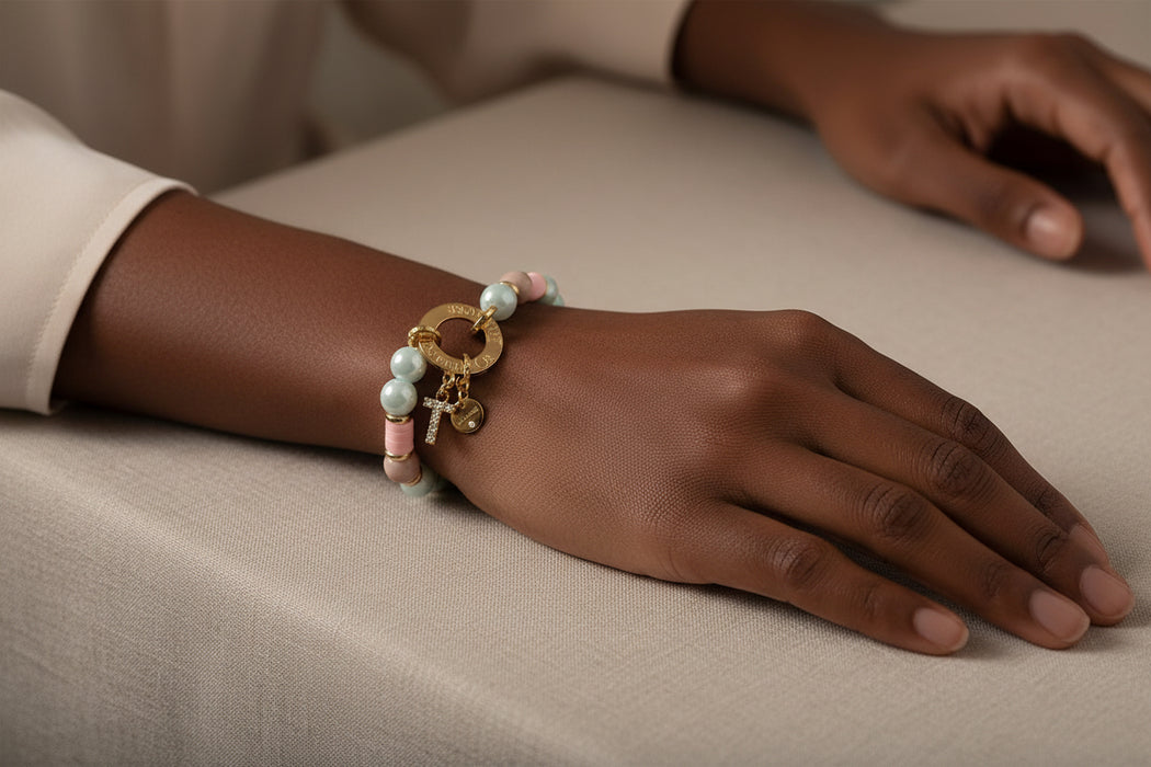 Joie Stone & Charm Bracelet - Earth